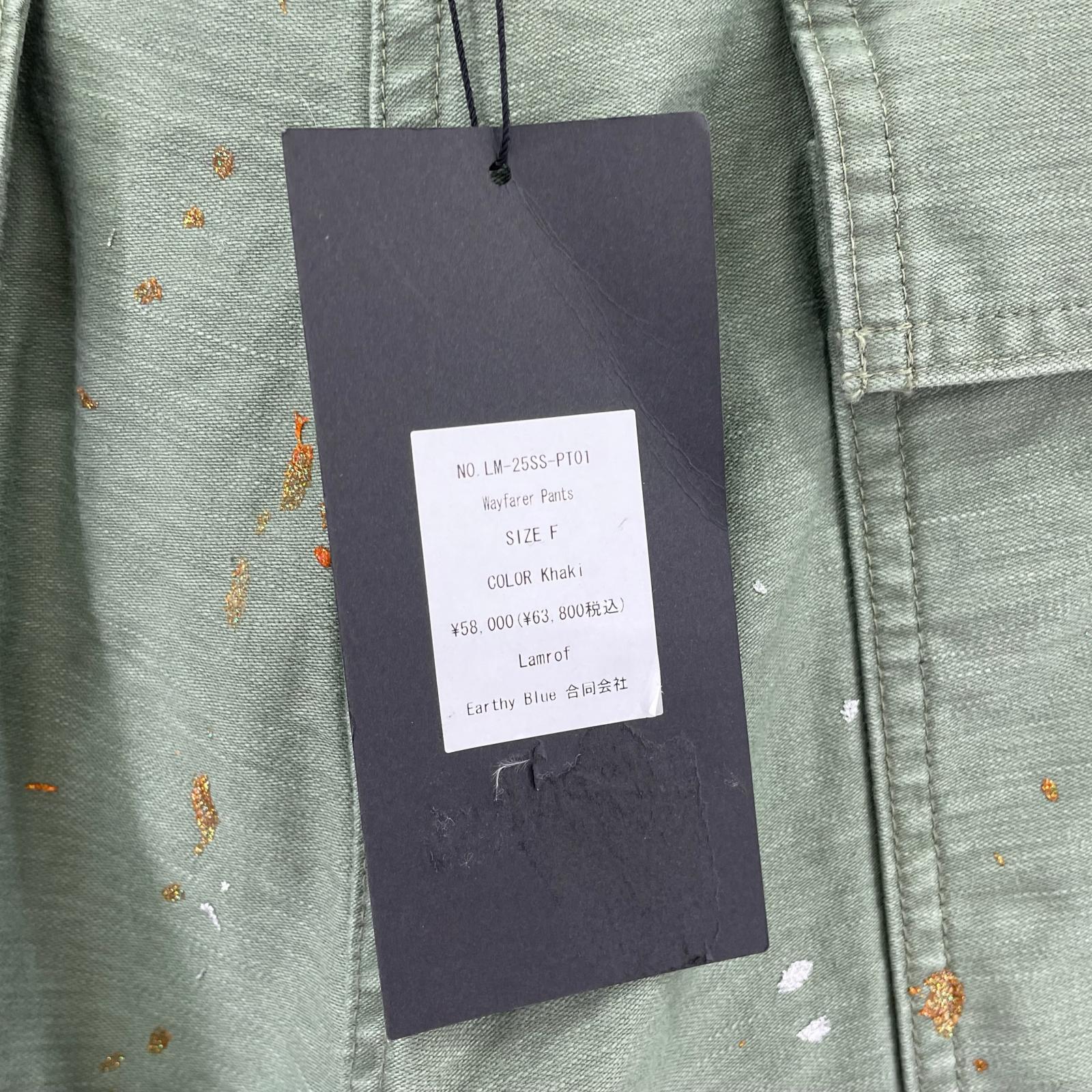 パンツ Lamrof WAYFARER PANTS LM-25SS-PT01 オリーブ (F) タグ付き カーキ