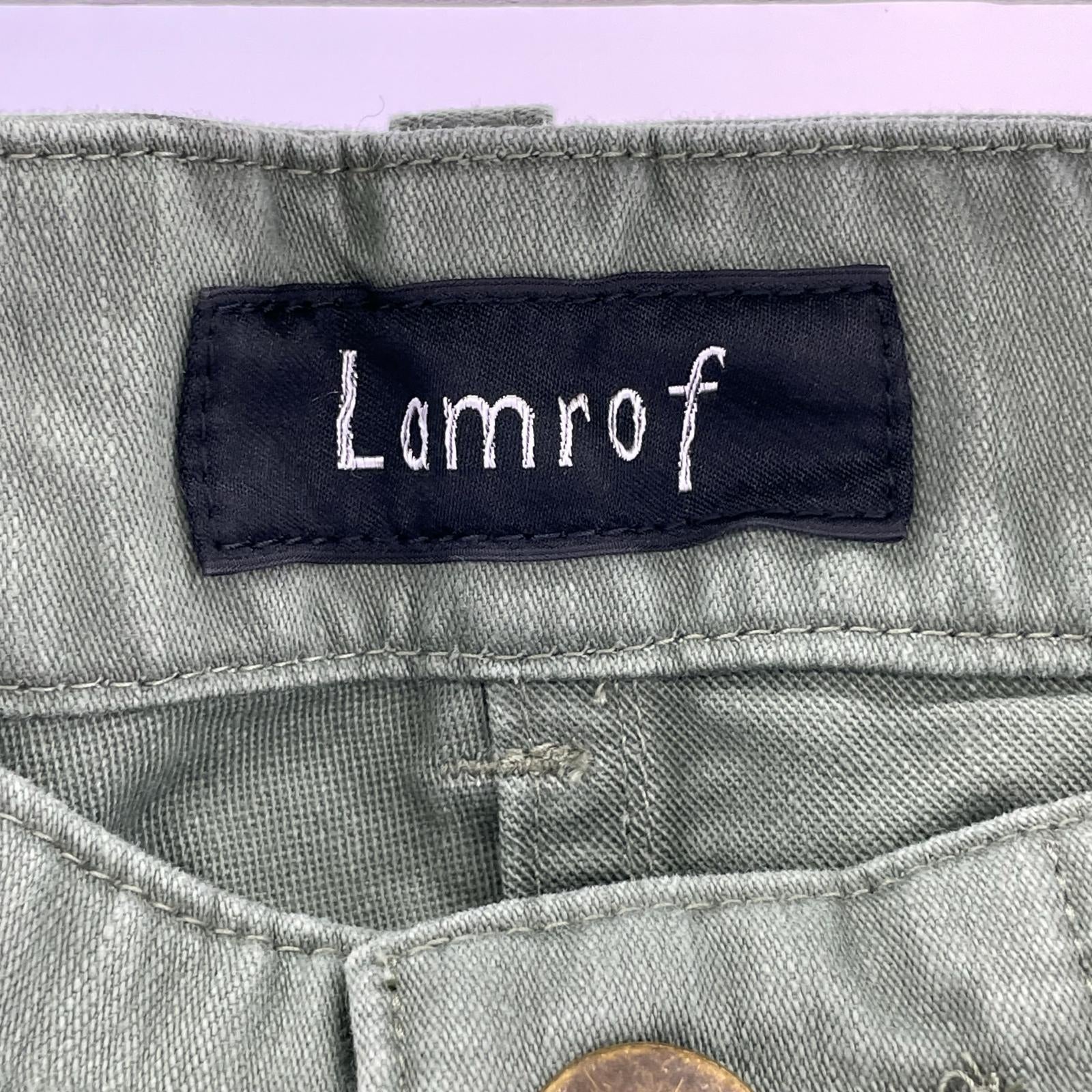 パンツ Lamrof ベーカーパンツ ラメドリップ フリー