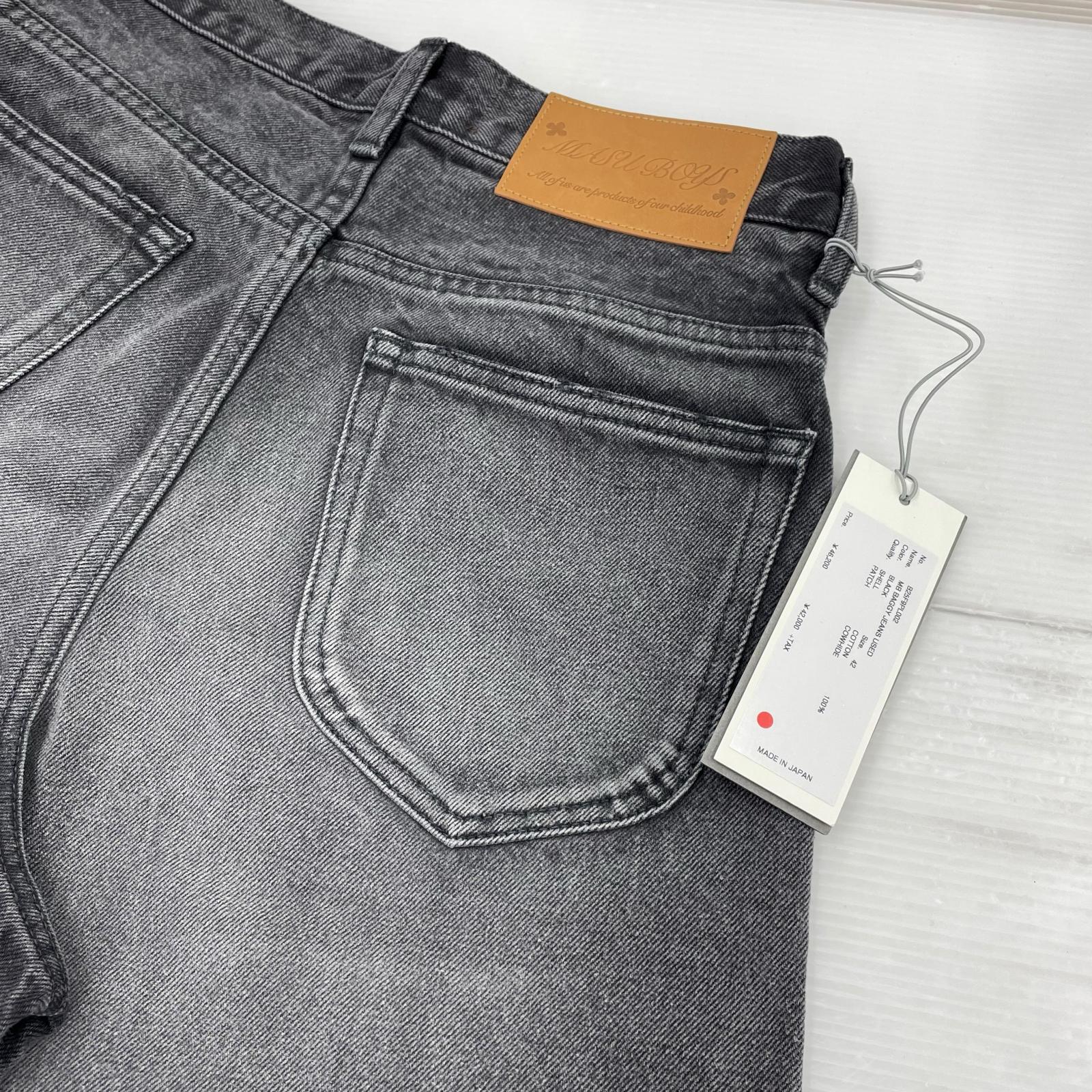 デニムパンツ MASU MB バギージーンズ ブラック