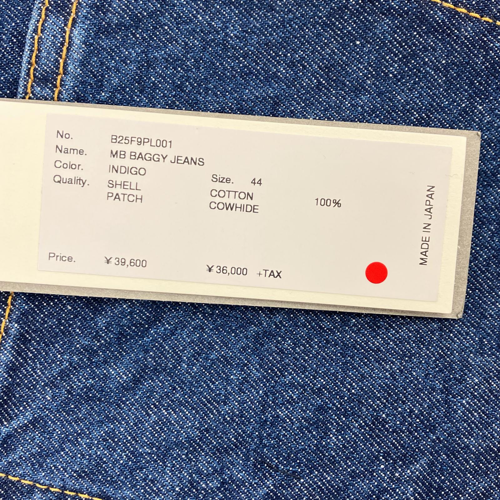 デニムパンツ MB BAGGY JEANS (44) 44 ネイビー