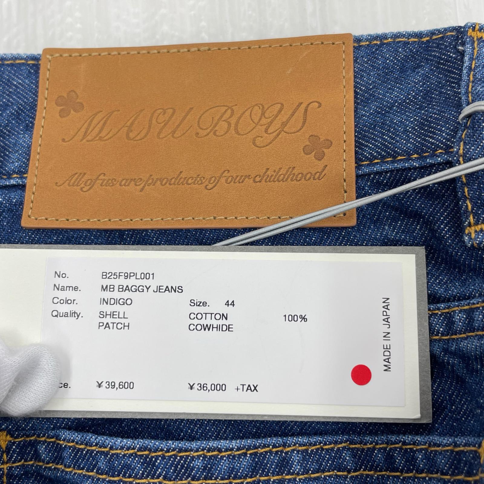 その他ボトムス MB BAGGY JEANS/44/インディゴ/B25F9PL001 44 ブルー