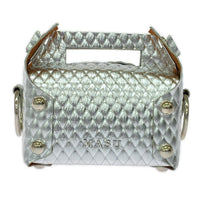 その他バッグ LEATHER CAKE BAG SILVER シルバー