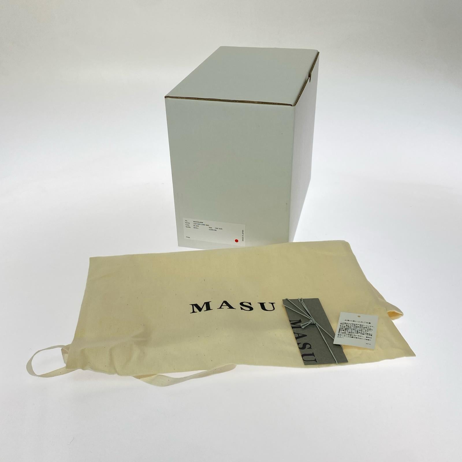 その他バッグ MASU ケーキバッグ シルバー