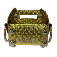 その他バッグ LEATHER CAKE BAG PETIT GOLD ゴールド