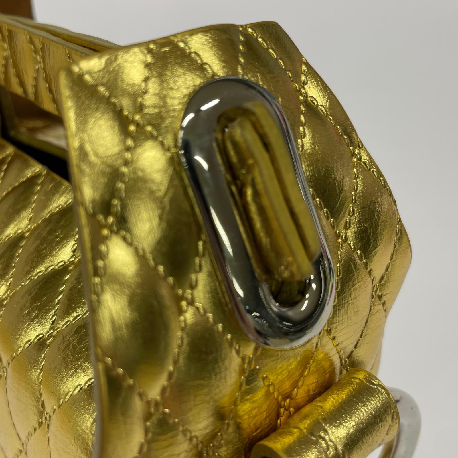 その他バッグ LEATHER CAKE BAG PETIT GOLD ゴールド