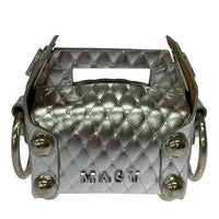その他バッグ LEATHER CAKE BAG PETTI SILVER