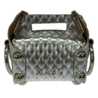その他バッグ LEATHER CAKE BAG PETIT SILVER シルバー
