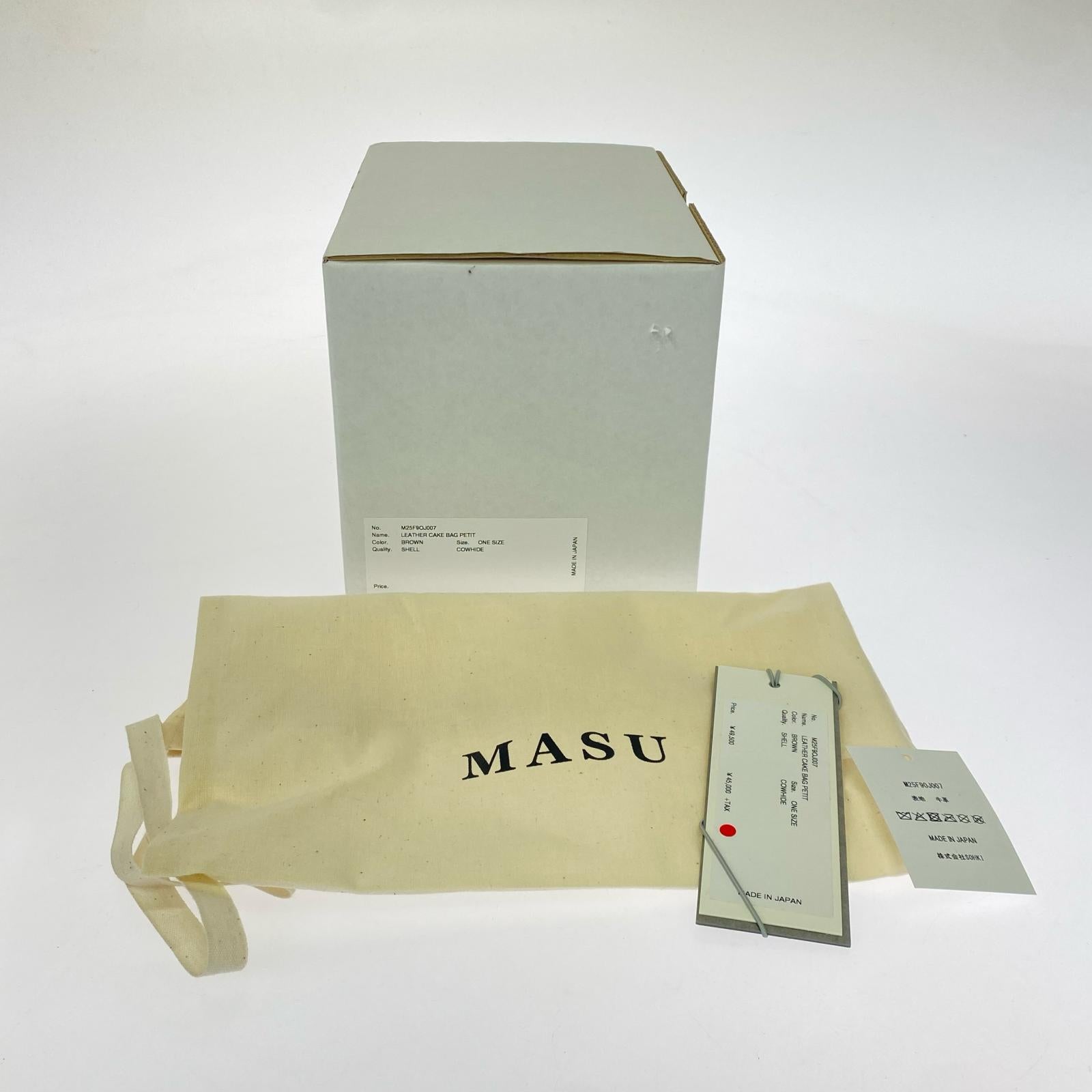 その他バッグ MASU ケーキバッグ プチ ブラウン