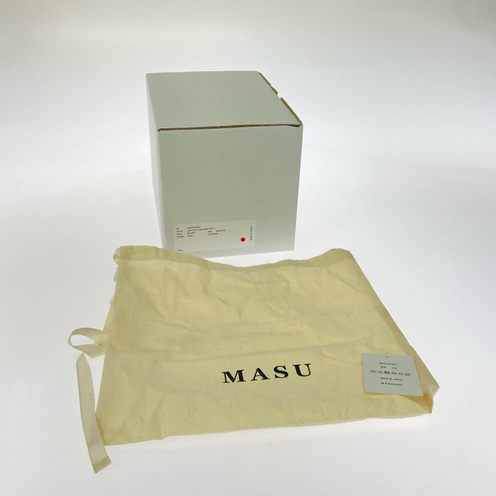 その他バッグ MASU ケーキバッグ プチ シルバー