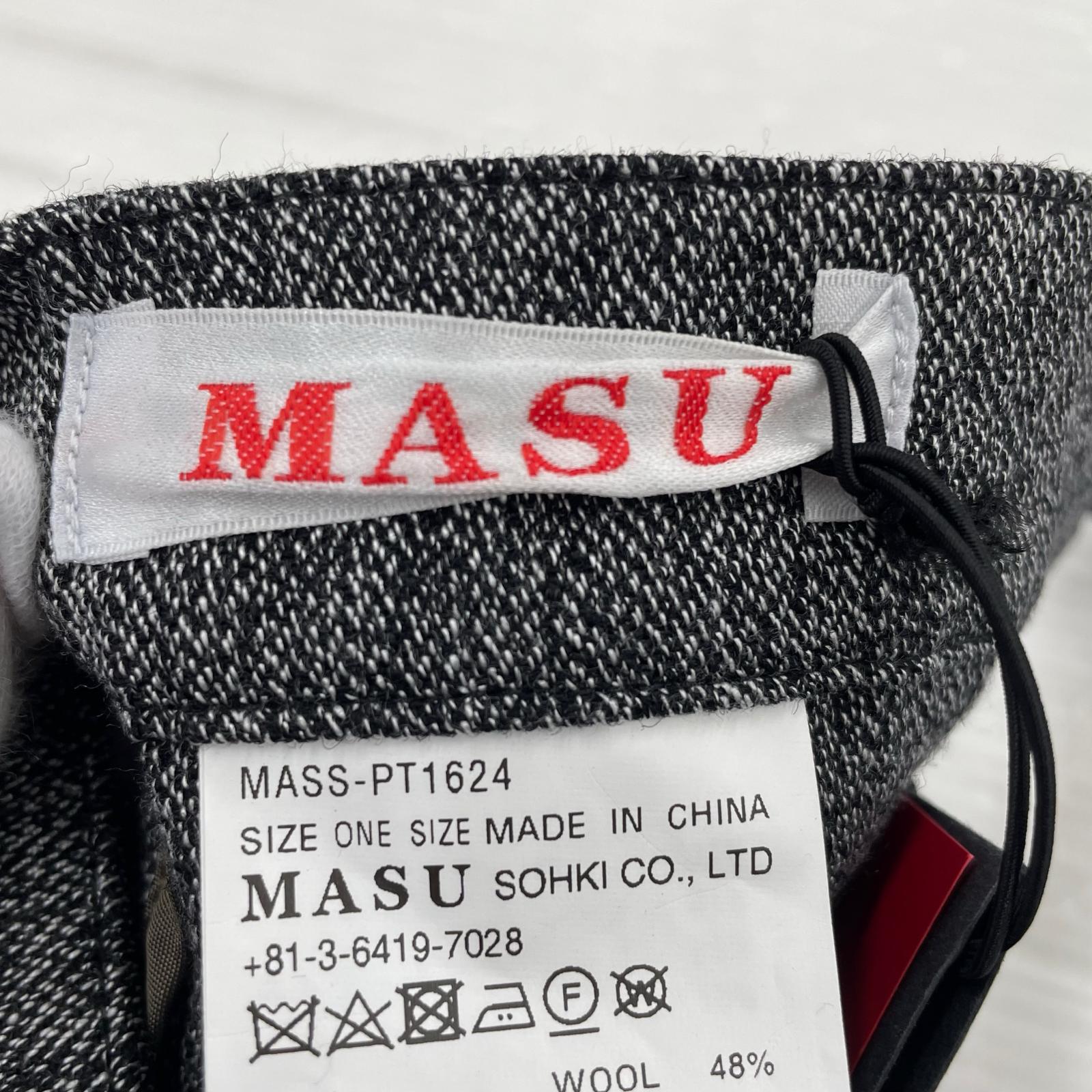 その他ボトムス MASU TAILORED SHORT CHAPS テイラードショートチャップス OS グレー グレー