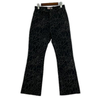 パンツ MASU FLOCKY WEB FLARE PANTS フロッキーウェブフレアパンツ 44 ブラック 44 ブラック