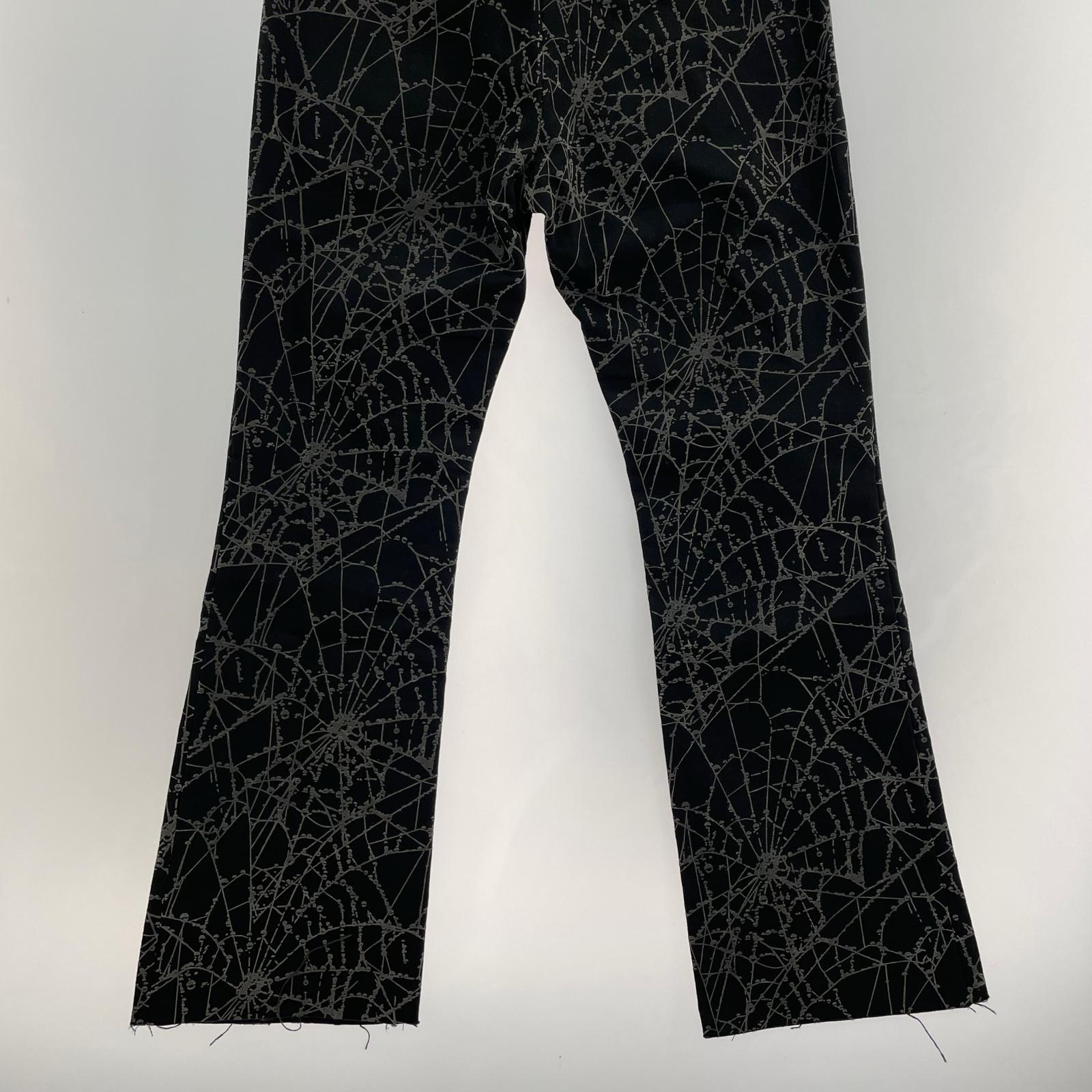 パンツ MASU FLOCKY WEB FLARE PANTS フロッキーウェブフレアパンツ 44 ブラック 44 ブラック