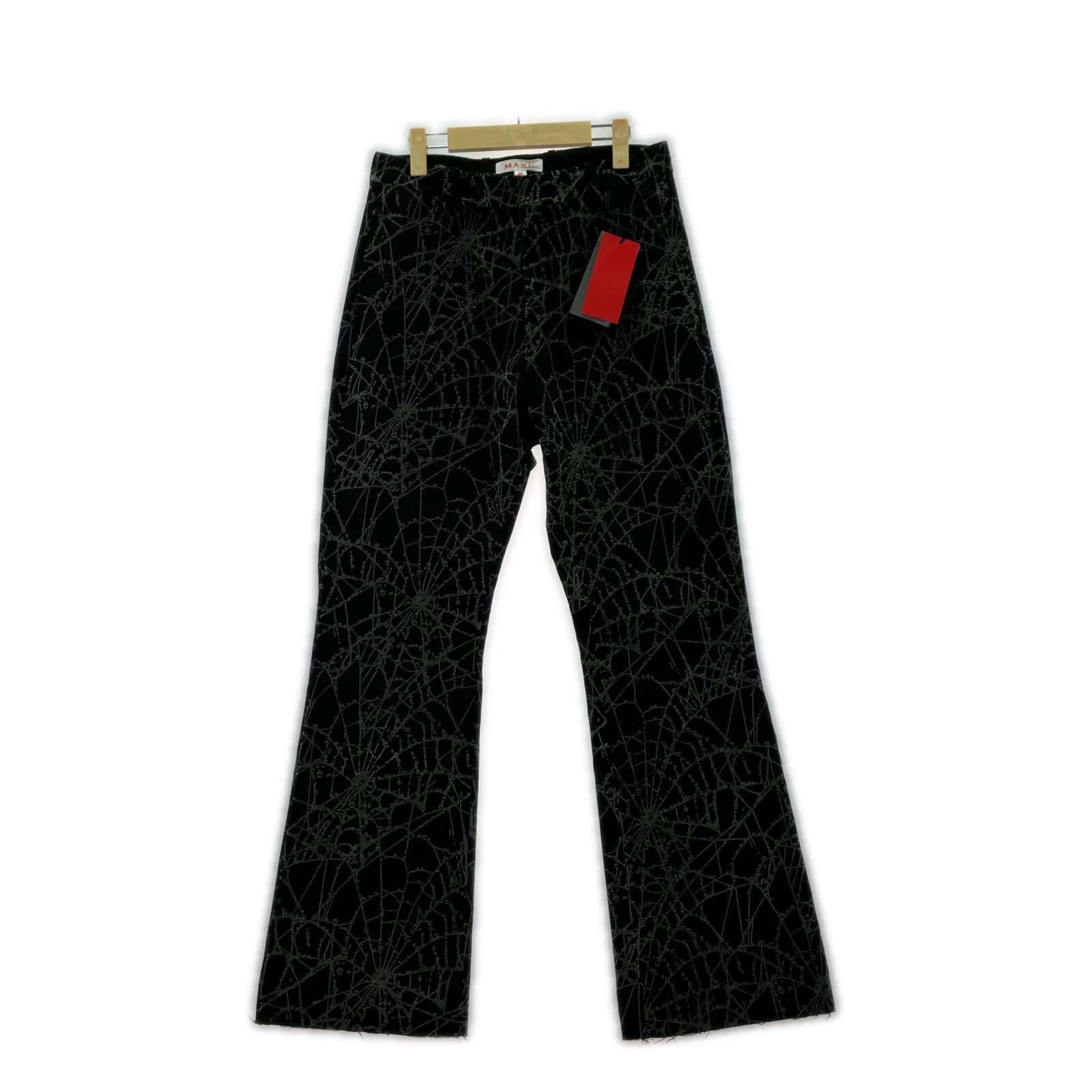 パンツ 24AW FLOCKY WEB FLARE PANTS (46) 46 ブラック