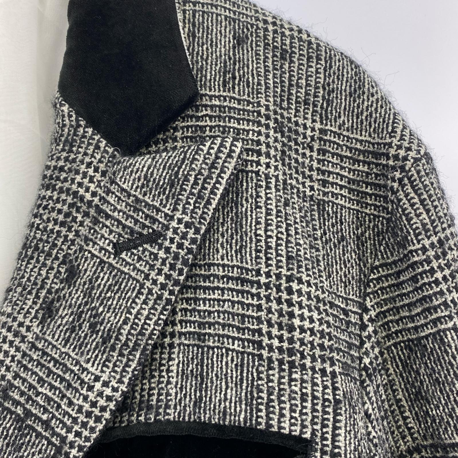 その他アウター グレンチェックコート (S) MID18AW-JK02 S ブラック