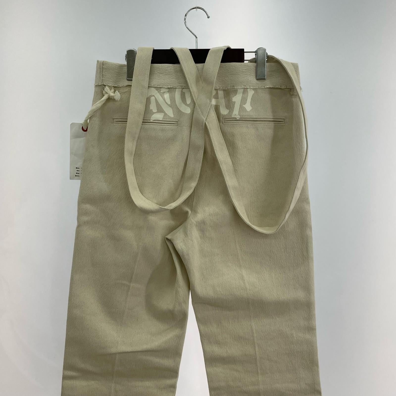 パンツ ×NGAP/SUSPENDER SLACKS DENIM/S/アイボリー/MID22AW-PT01A S ホワイト