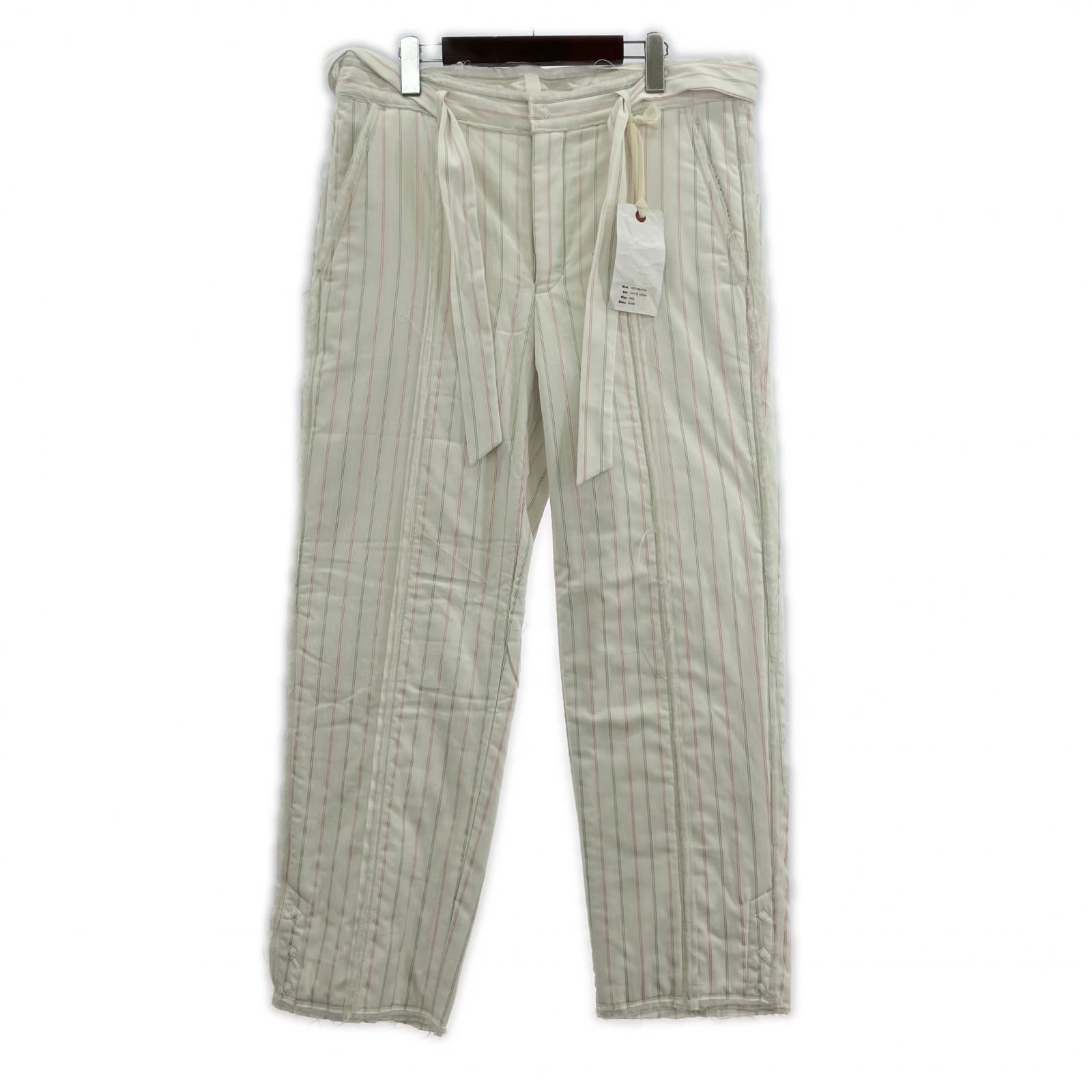 パンツ 23SS White Stripe pants (F) ホワイト
