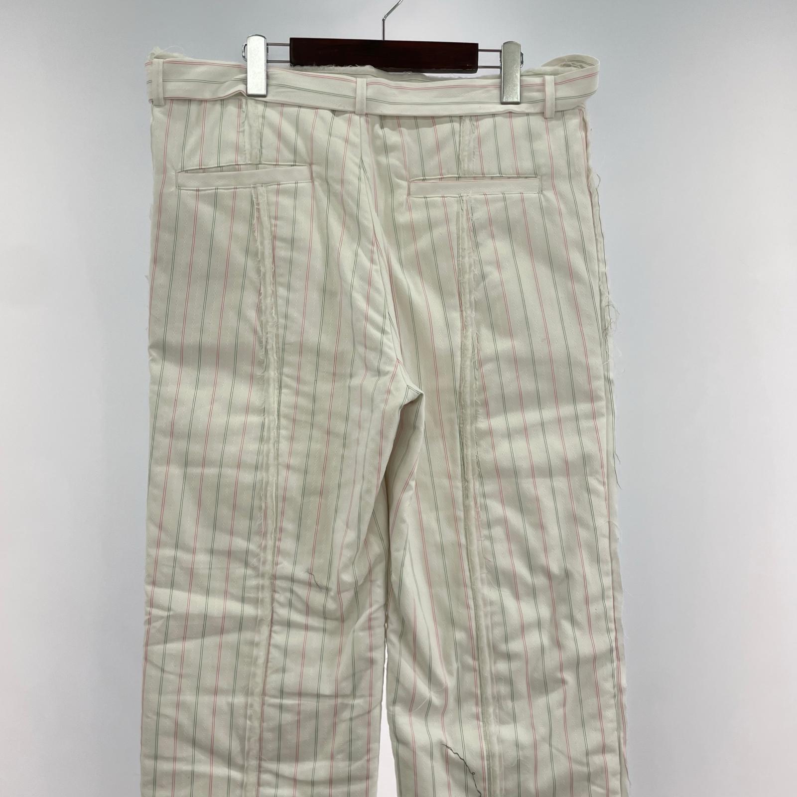 パンツ 23SS White Stripe pants (F) ホワイト