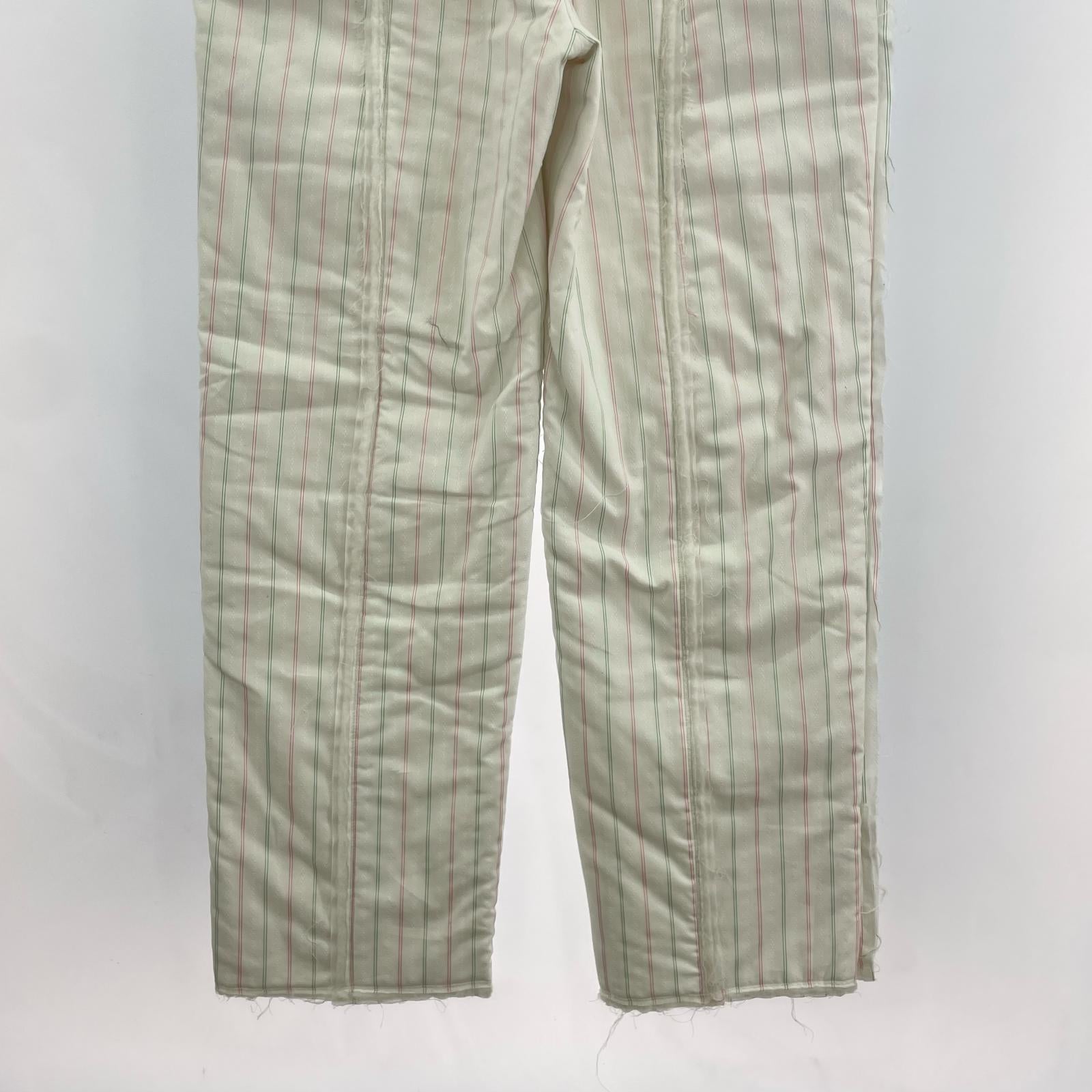 パンツ 23SS White Stripe pants (F) ホワイト