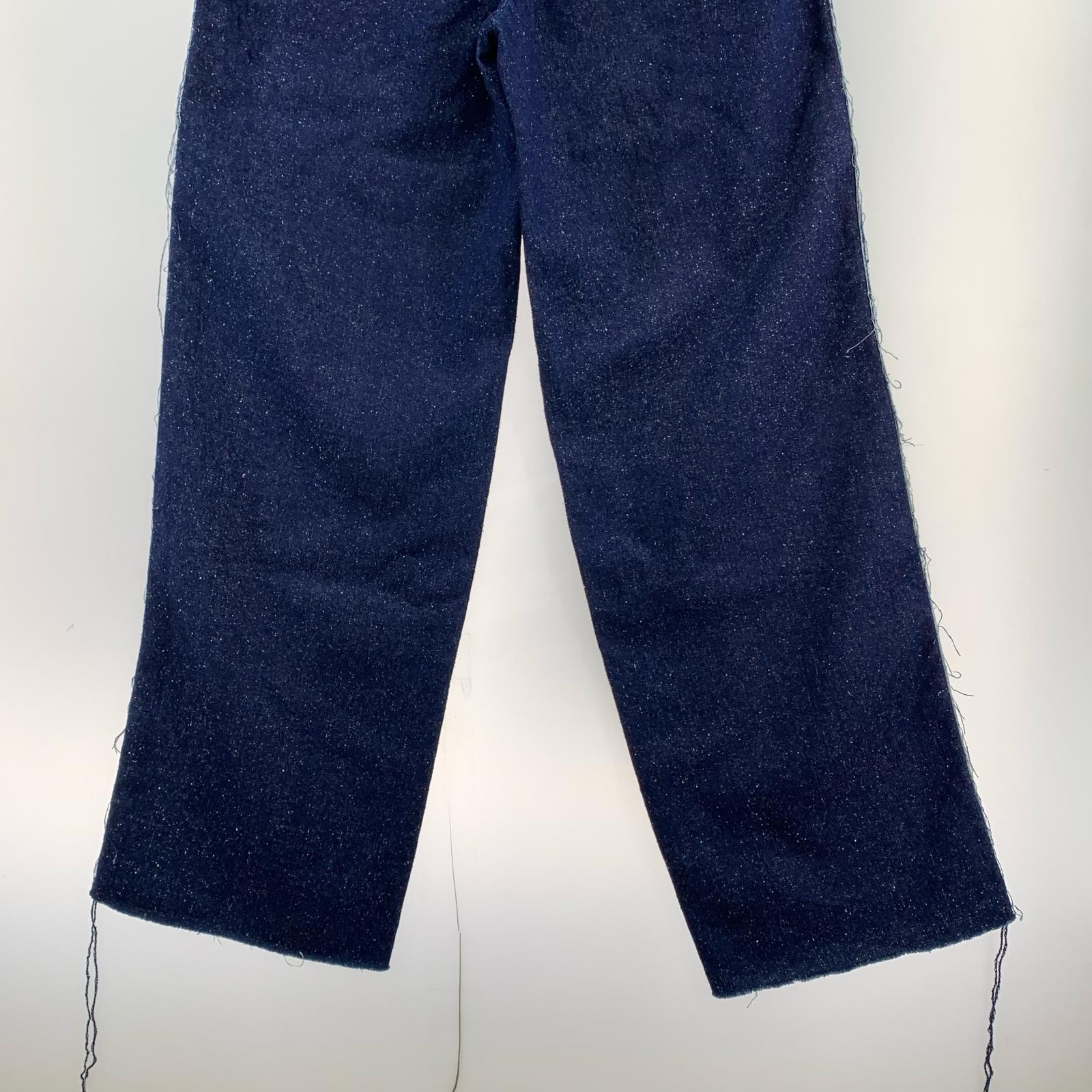 パンツ Midorikawa SILK DENIM PANTS MID25AW-PT03 (2) タグ付き 2 ネイビー