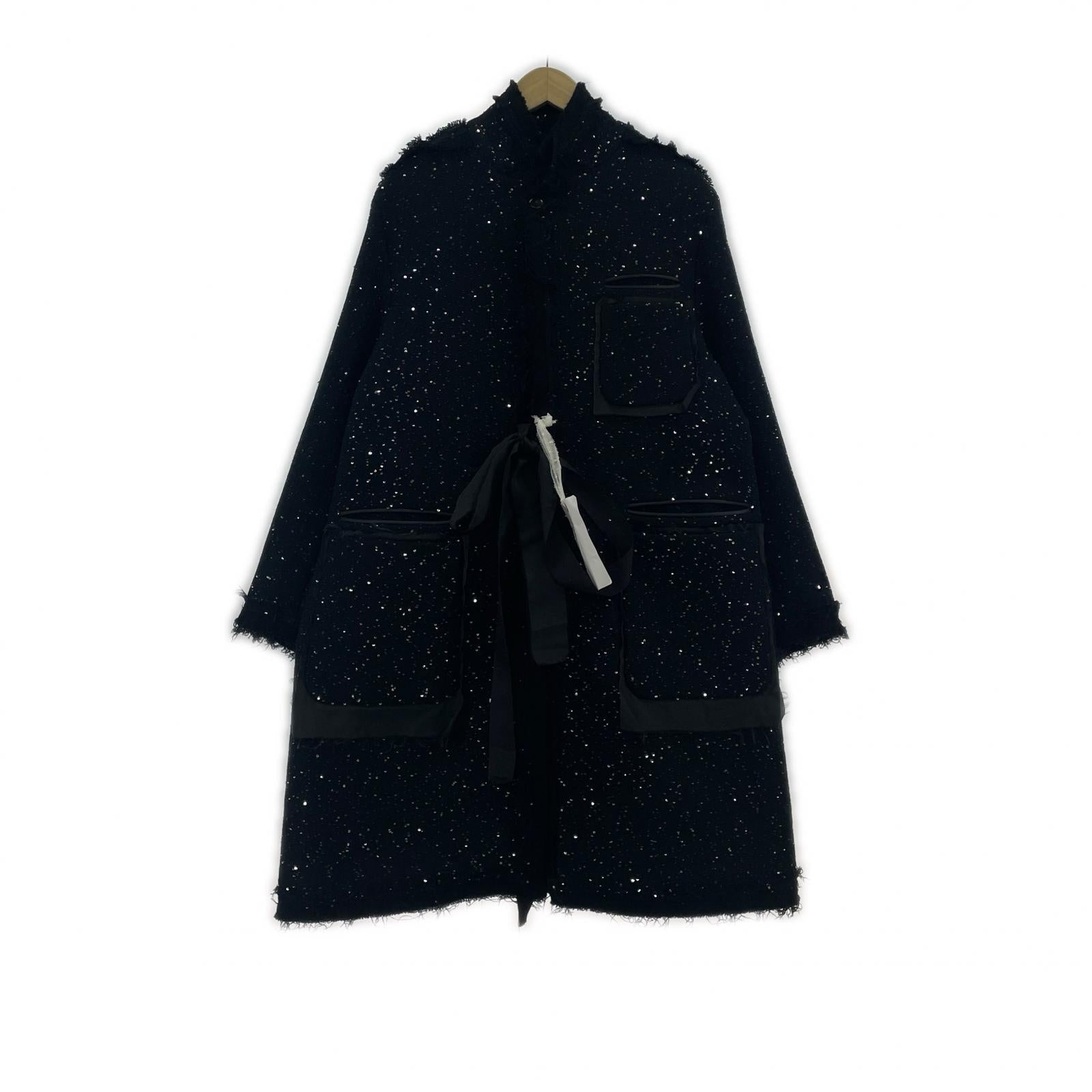 その他アウター 21AW Sequins Coat Black (S) S ブラック