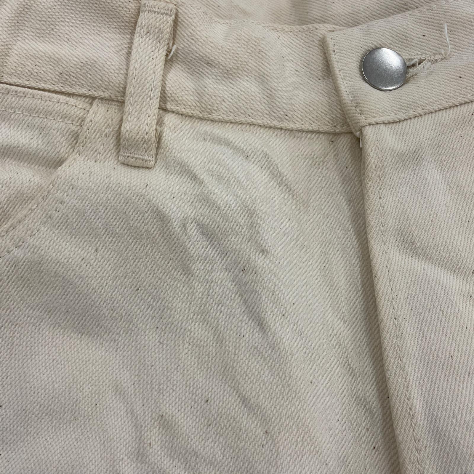 パンツ 25SS DENIM PANTS IVORY (M) M