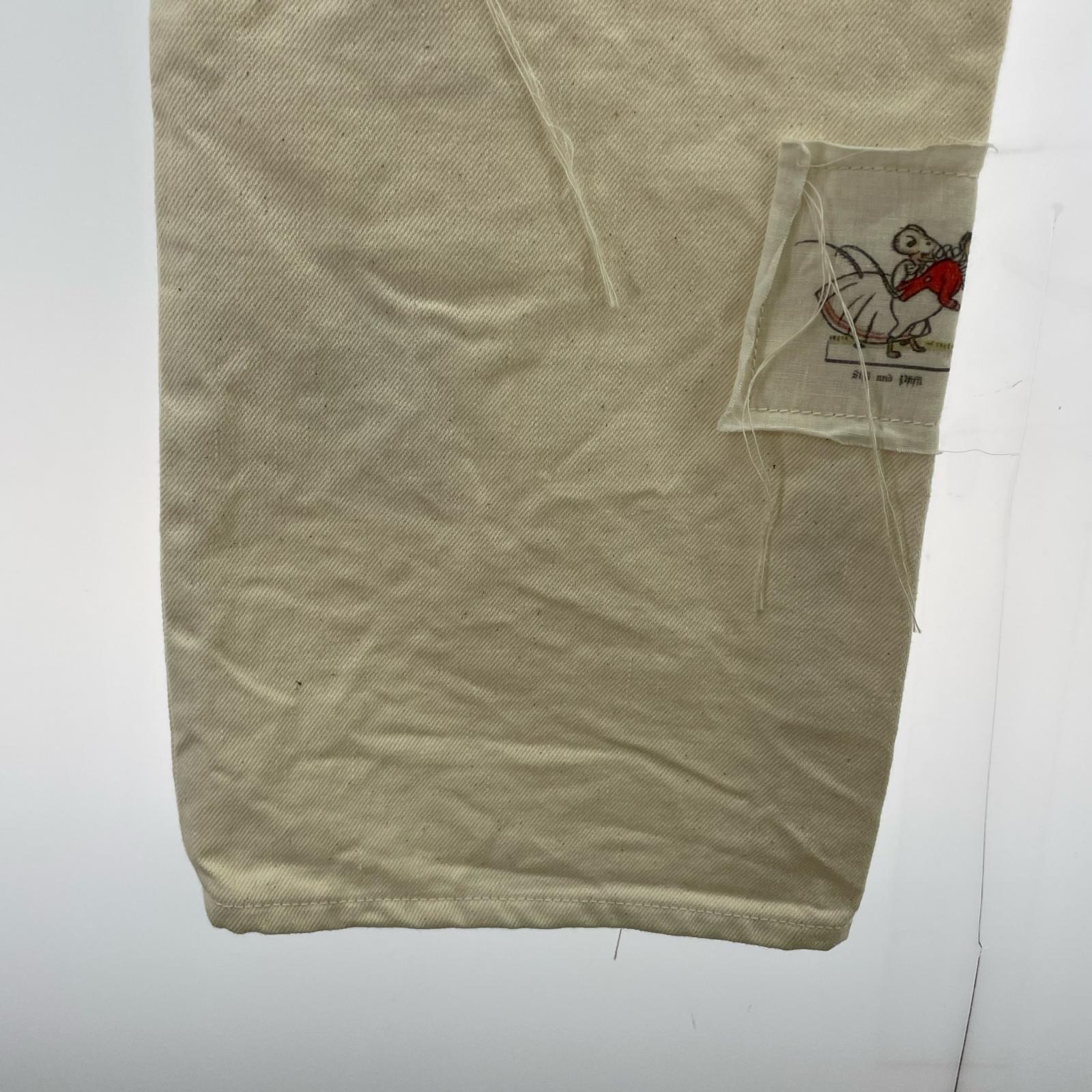 パンツ 25SS DENIM PANTS IVORY (M) M ホワイト