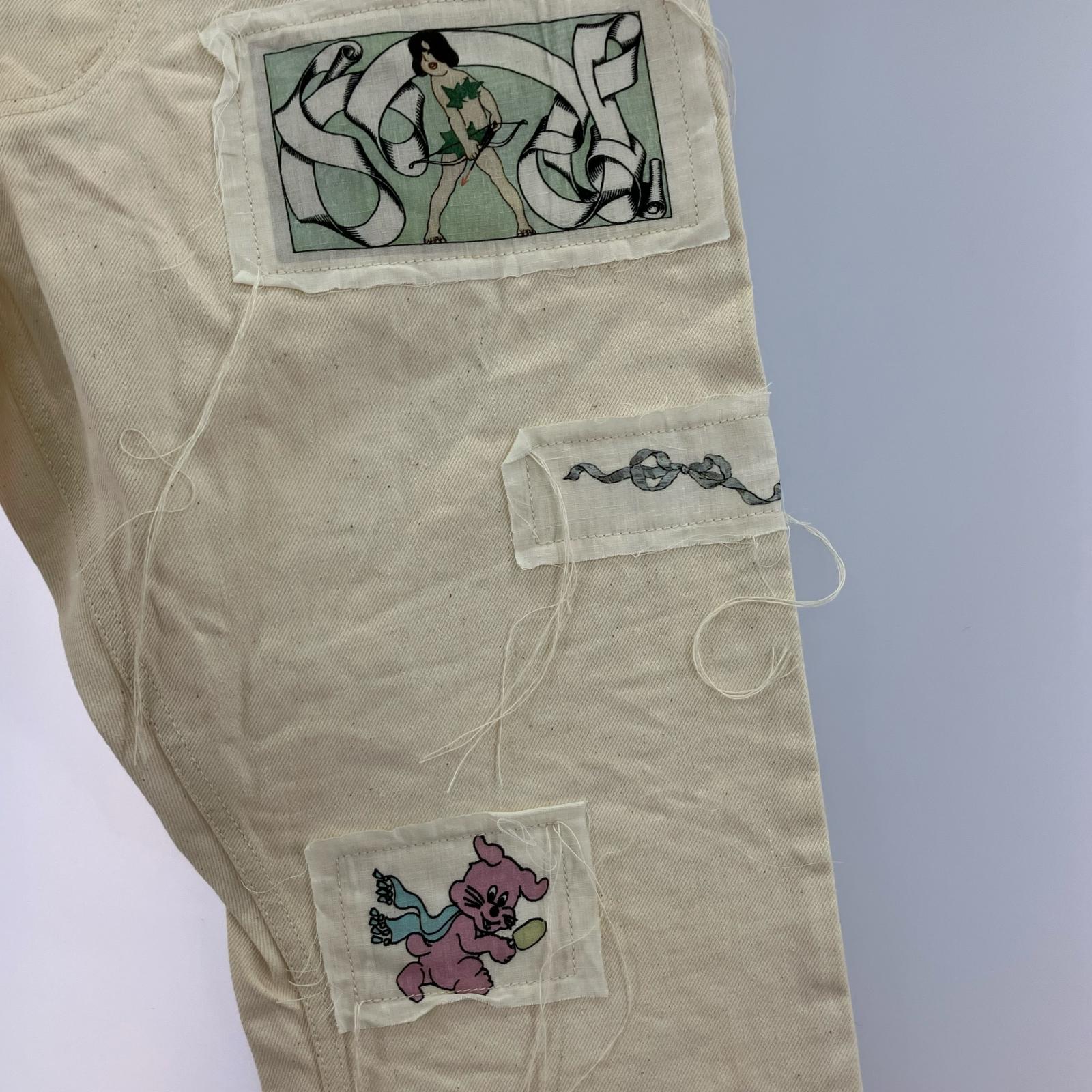 パンツ 25SS DENIM PANTS IVORY (M) M ホワイト