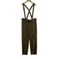 パンツ 23AW BROWN CHECK SUSPENDER PANTS (S) S ブラウン