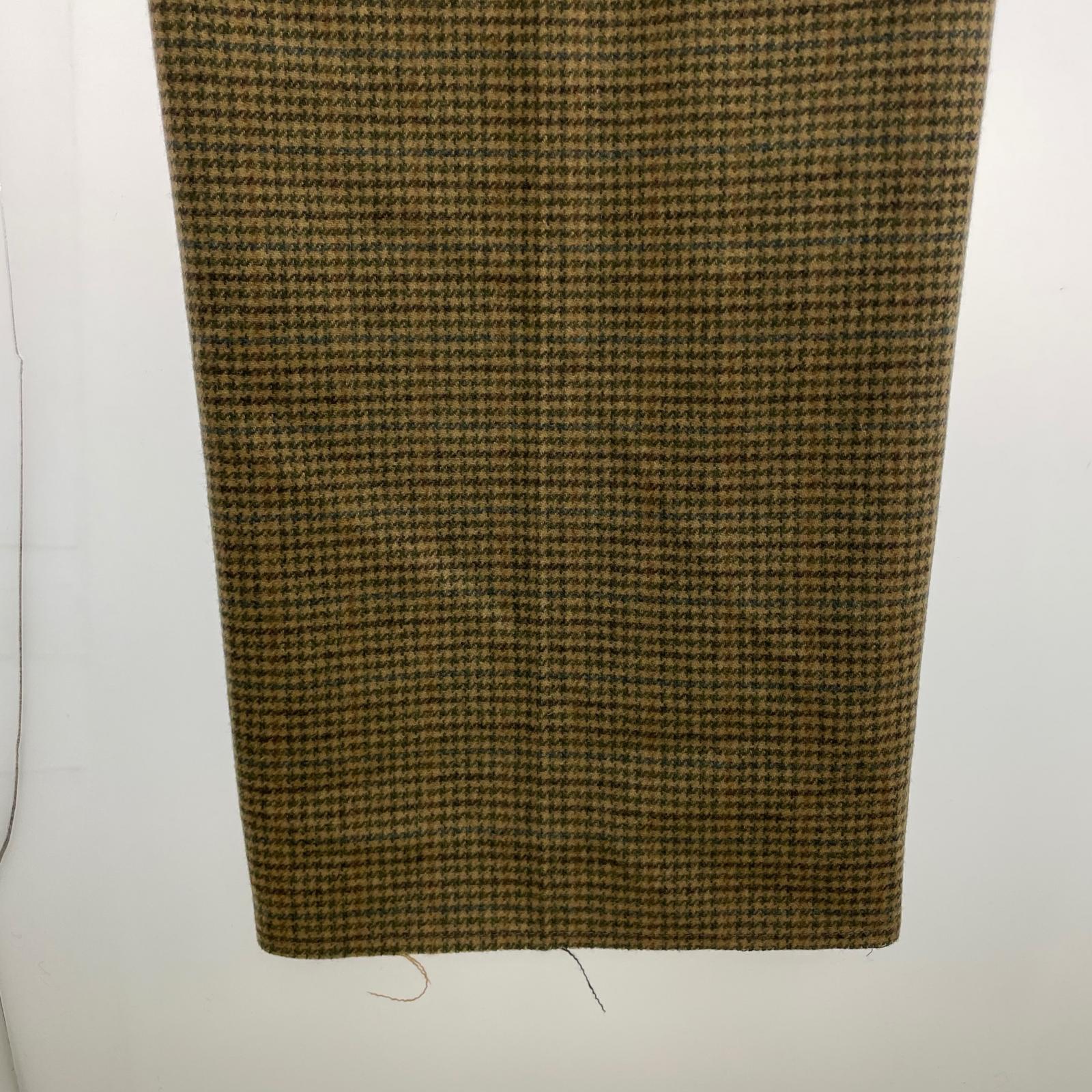 パンツ 23AW BROWN CHECK SUSPENDER PANTS (S) S ブラウン