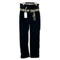 パンツ 24AW Lace Velour Pants (M) M ブラック