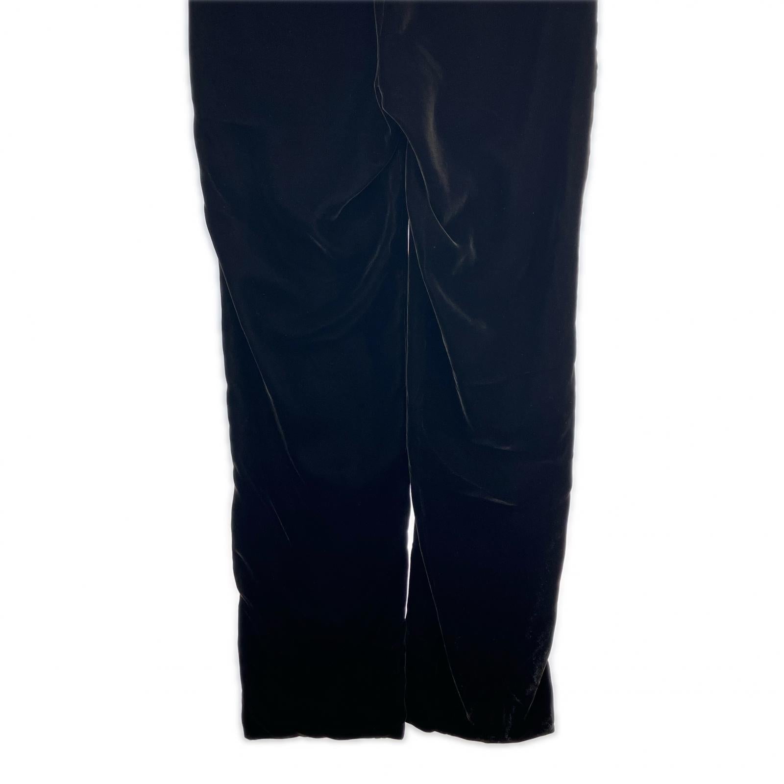 パンツ 24AW Lace Velour Pants (M) M ブラック
