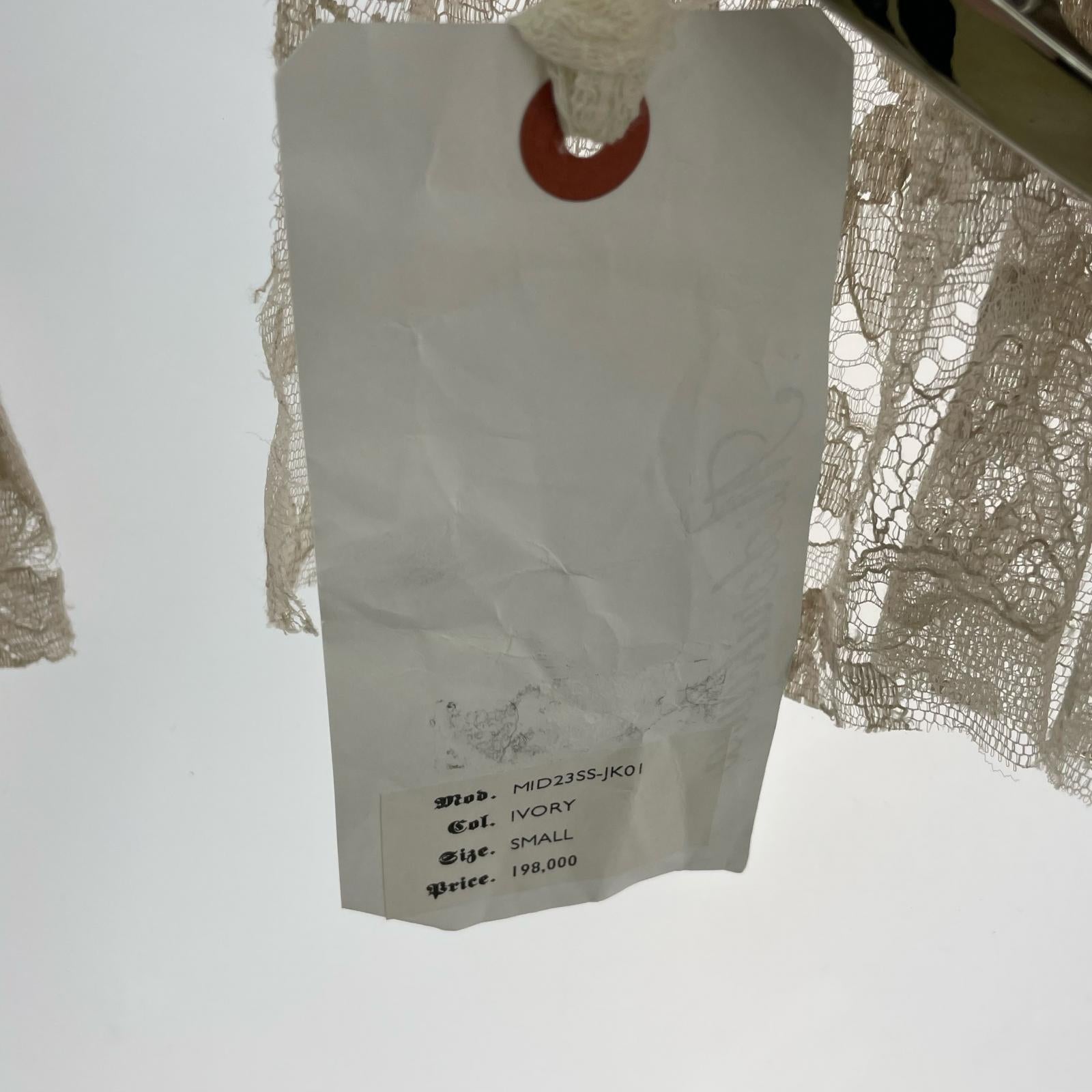 ライダースジャケット 23SS SAFILIN LINEN RIDERS JKT (S) S グレー