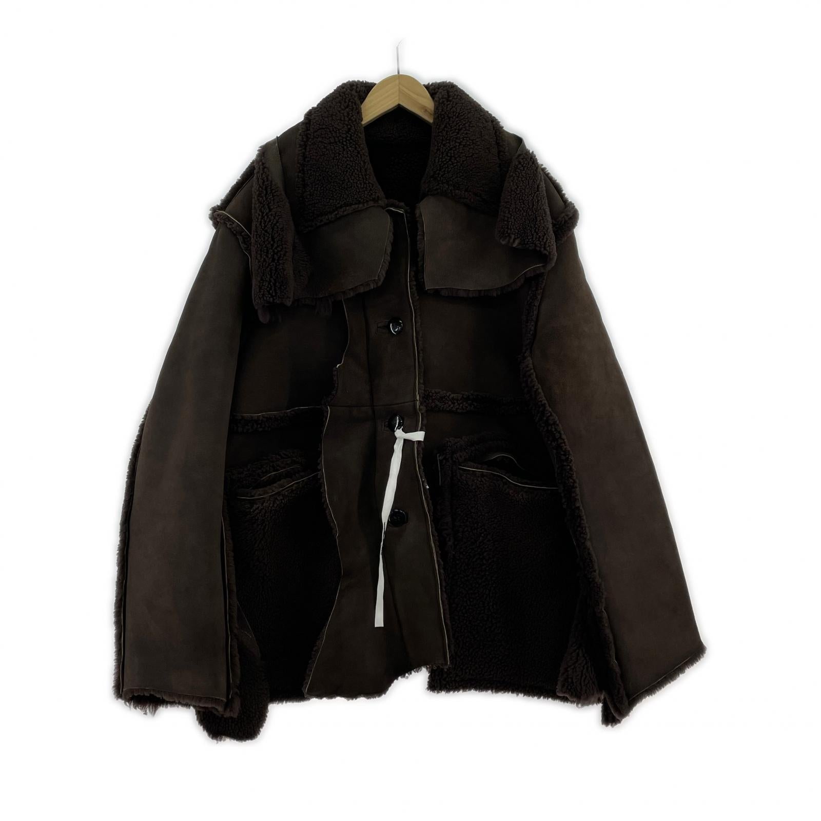 その他アウター 25AW REVERSIBLE MOUTON COAT (0) ブラウン