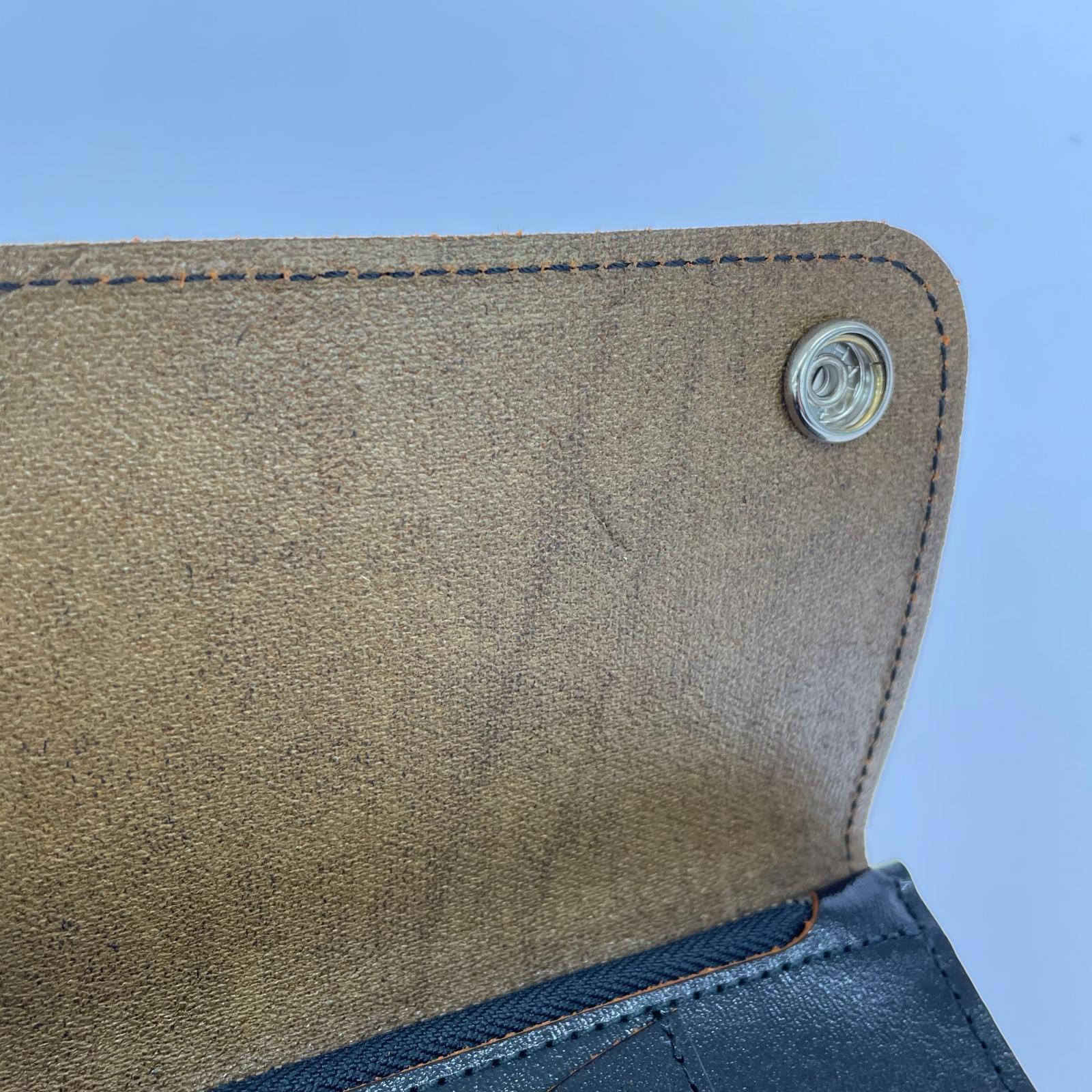 長財布 Midorikawa LEATHER WALLET MID24SS-A01 黒 ブラック