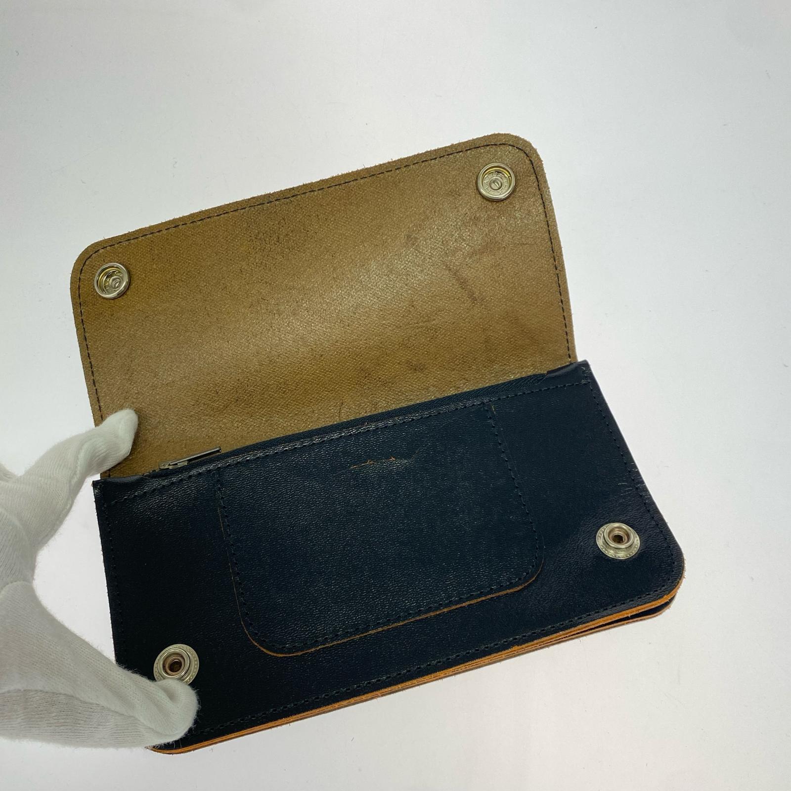 長財布 midorikawa レザーウォレット ブラック