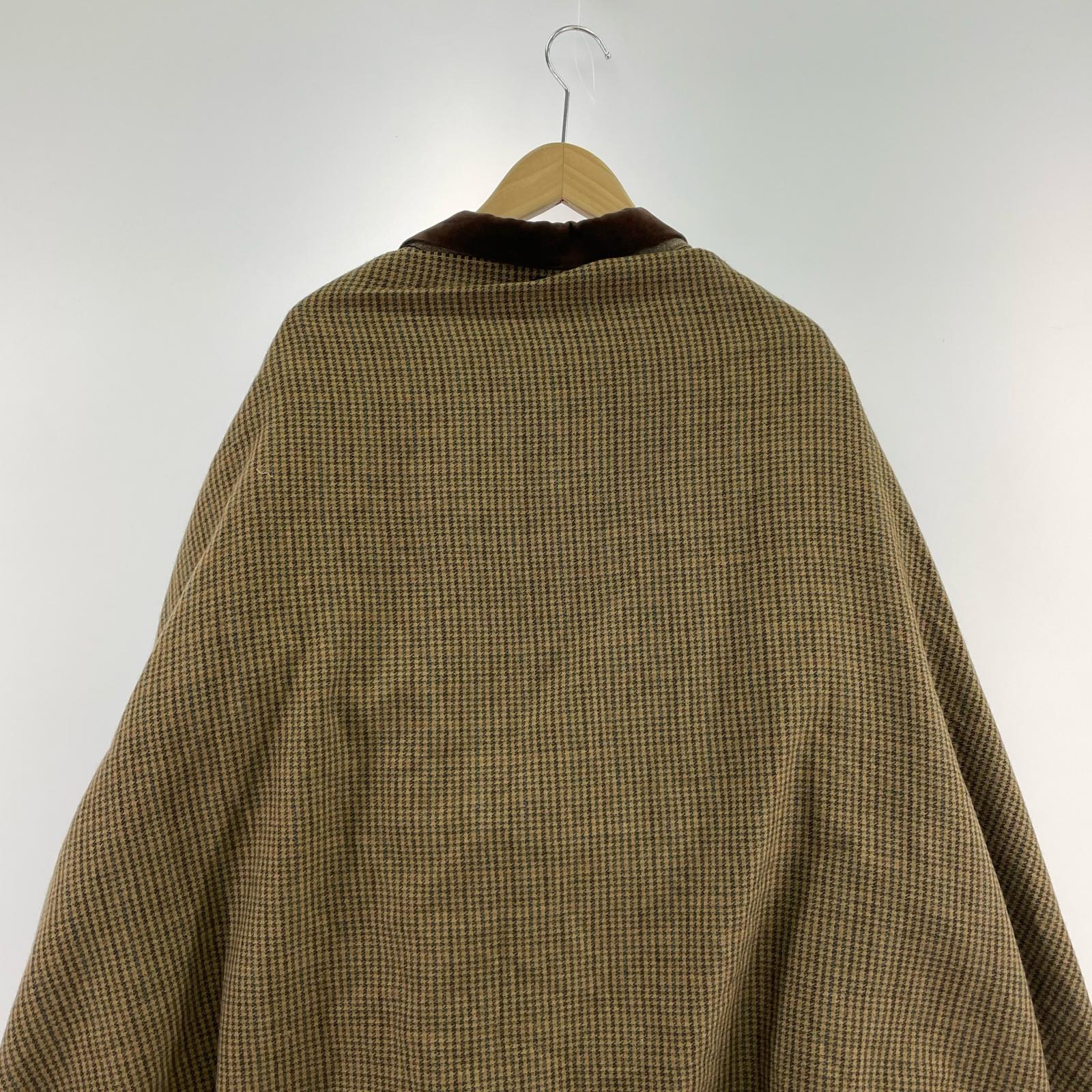 その他アウター 23AW BROWN CHECK DOCKING JACKET (S) S ブラウン