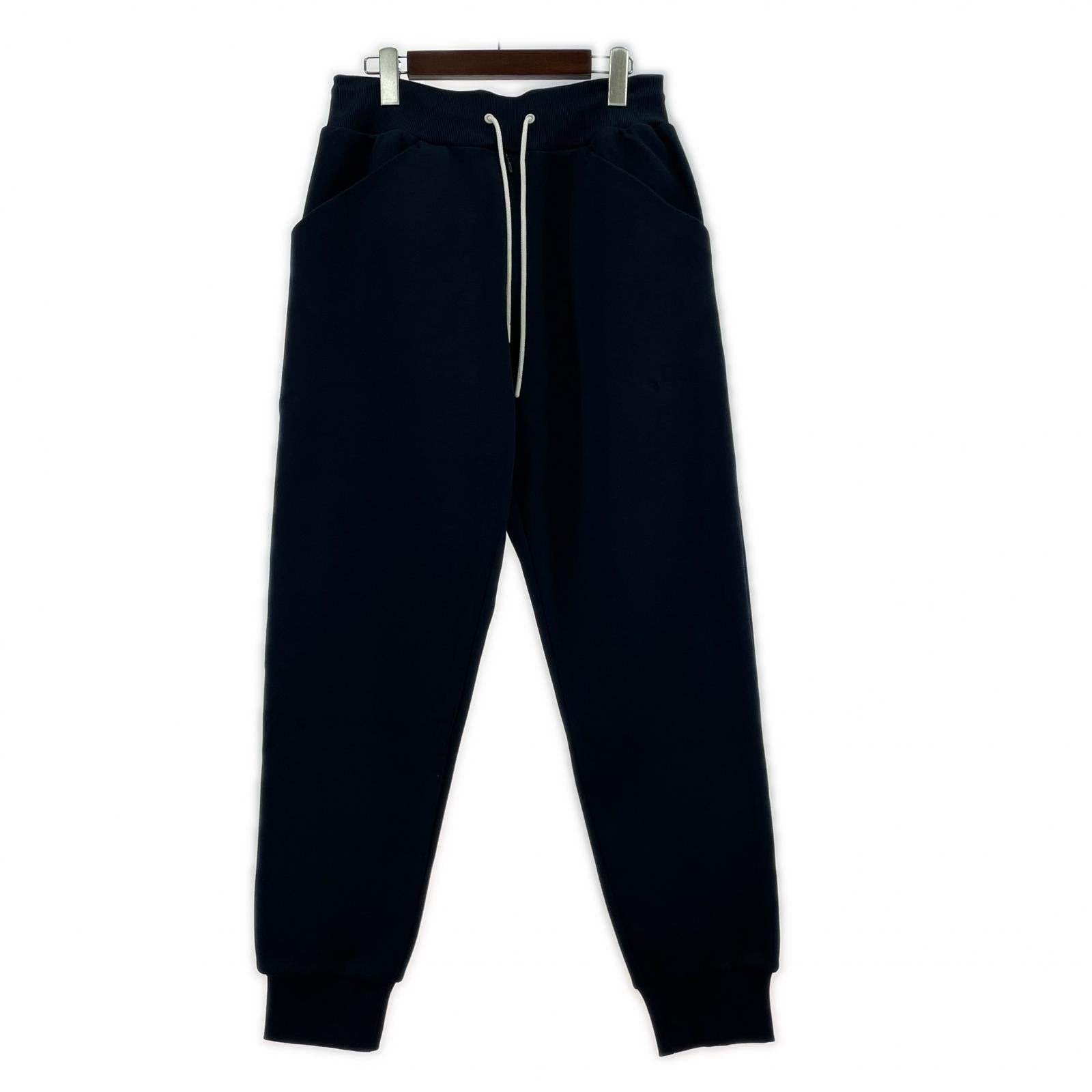 パンツ MC by FUMITO GANRYU DOUBLE KNIT JOGGER (L) ネイビー