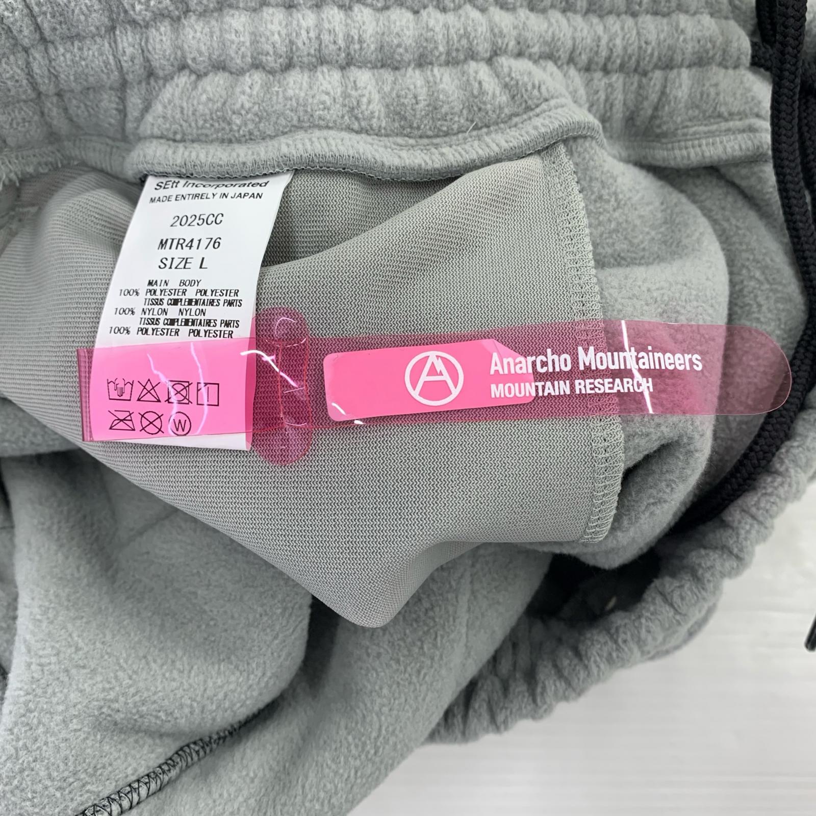 パンツ PCU Pants フリース グレー黒 (L) L