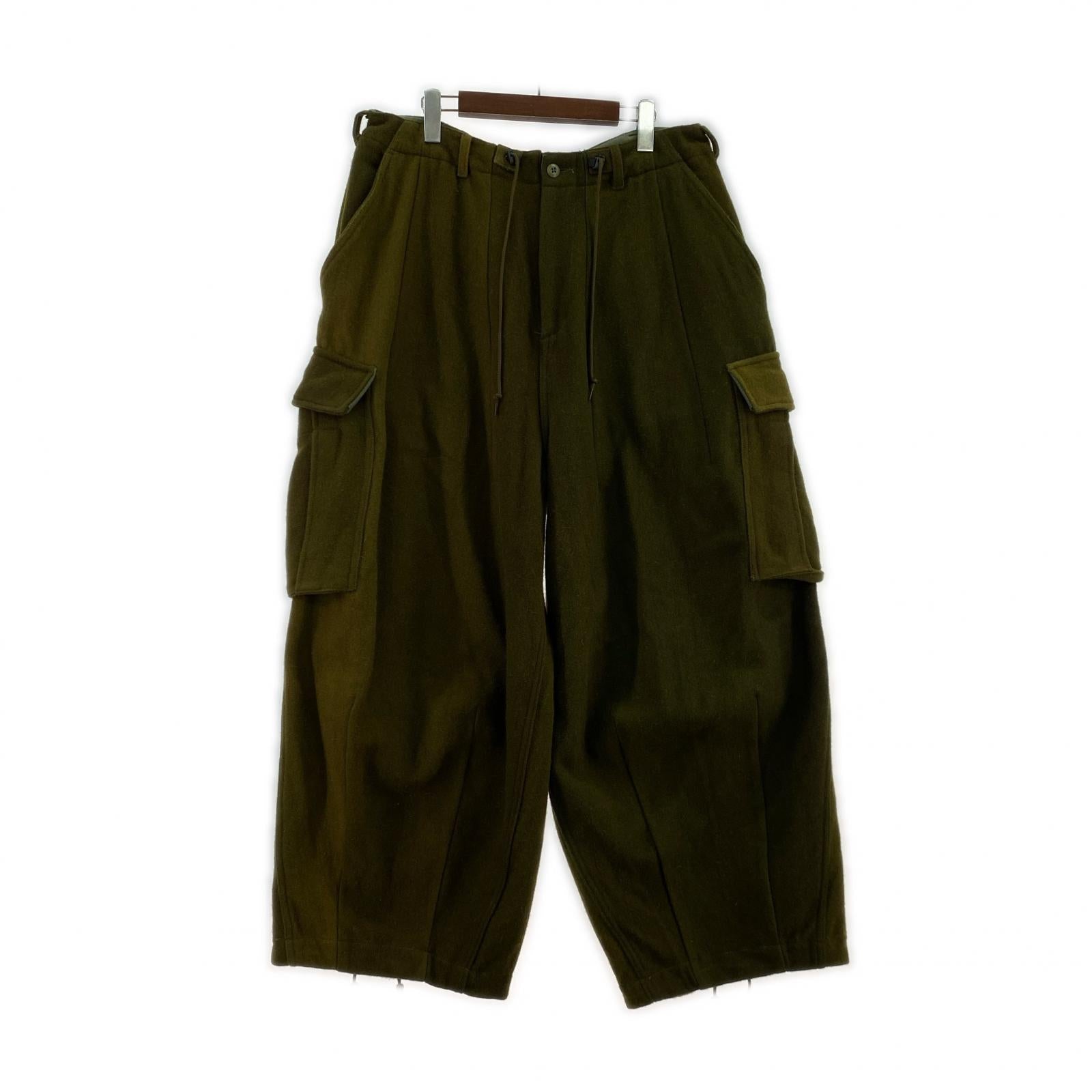 パンツ needles H.Dムラ染めパンツ M カーキ