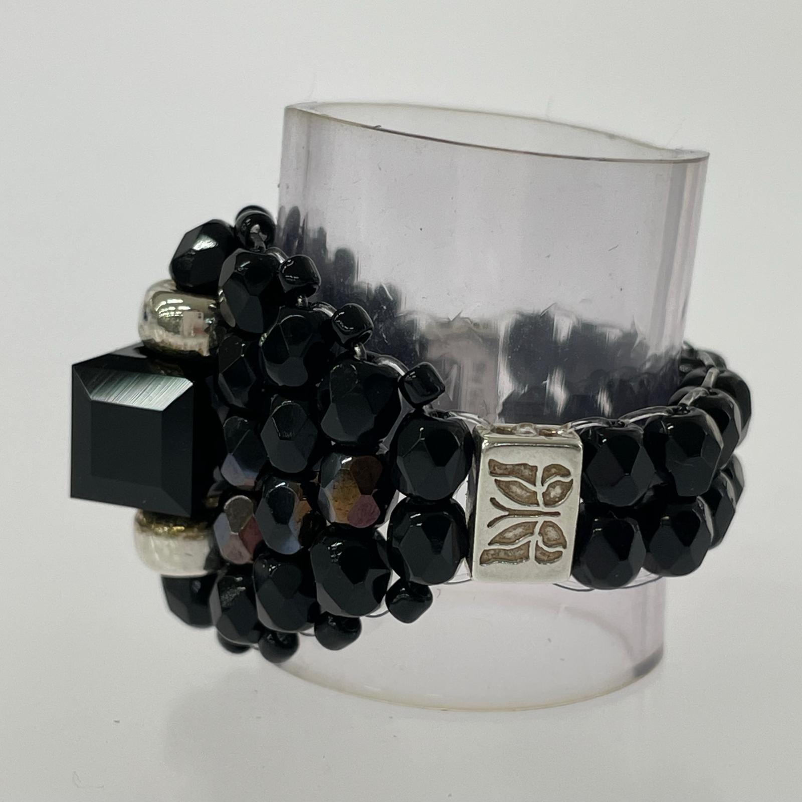 リング・指輪 needles Tie A Knot タイアノット Beads Ring ブラック