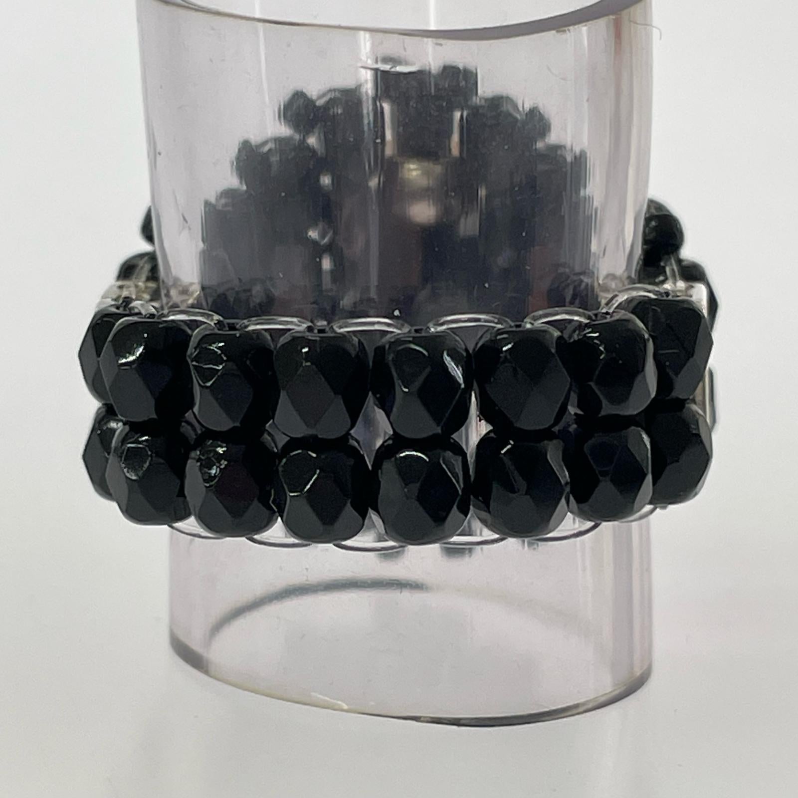リング・指輪 needles Tie A Knot タイアノット Beads Ring ブラック