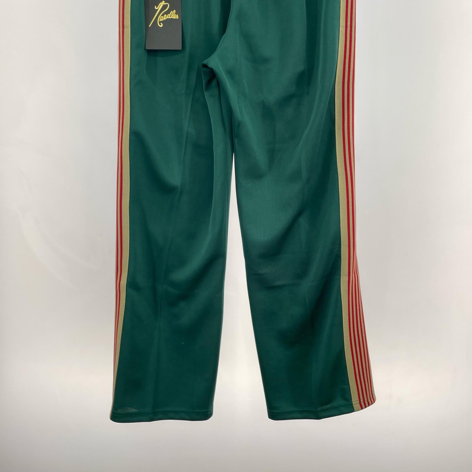 パンツ Needles UNEVEN別注 Track Pant 緑 (S) タグ付き S グリーン