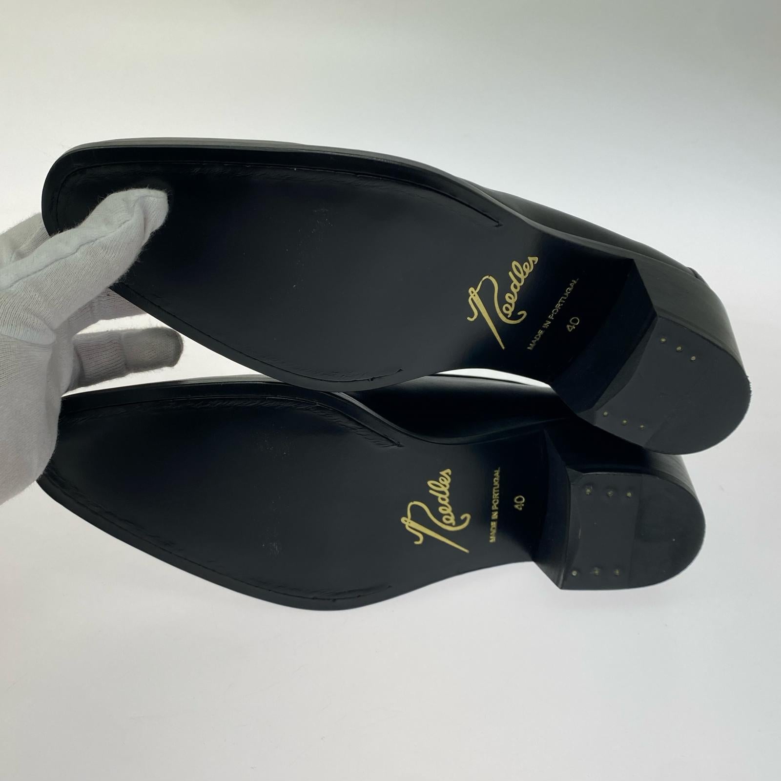 シューズ OPERA BIT VAMP BLACK CALF GOLD BIT 黒 (40) 40 ブラック