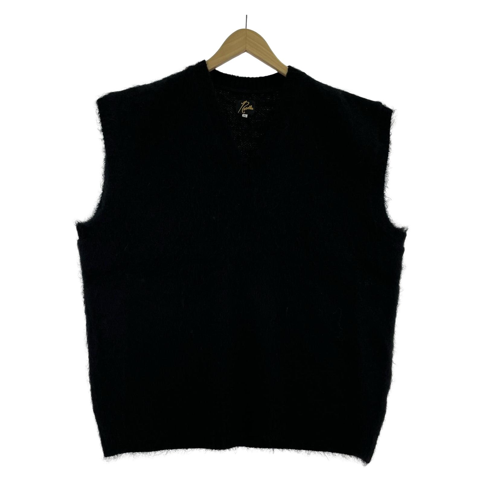 長袖シャツ MOHAIR KNIT VEST 黒 (XL) ブラック