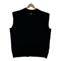 長袖シャツ MOHAIR KNIT VEST 黒 (XL) ブラック