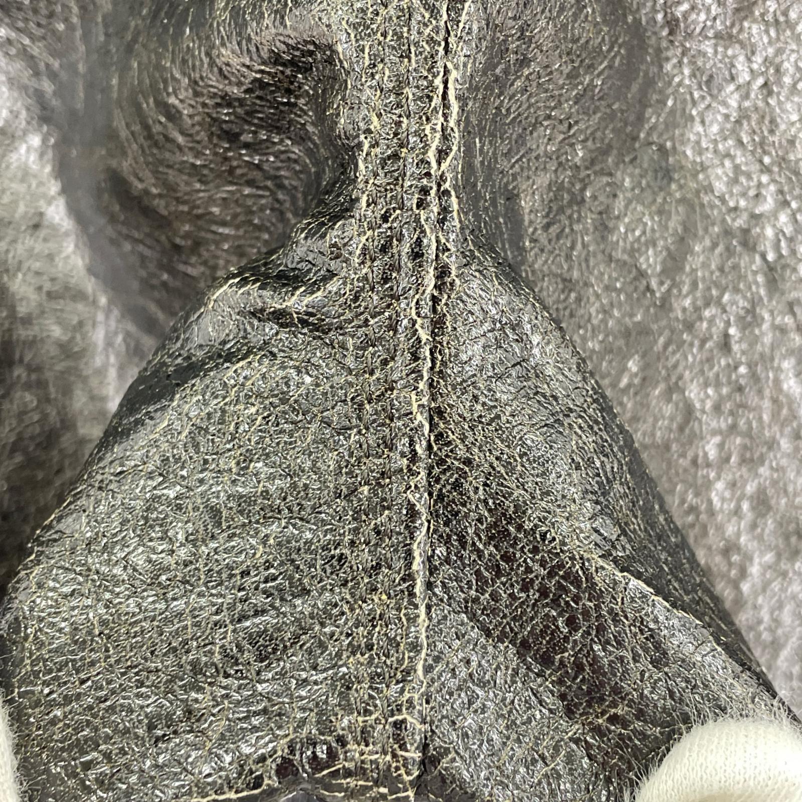 パンツ 25AWCRACK SKIN PANTSコーティンぐパンツ 4 ブラウン