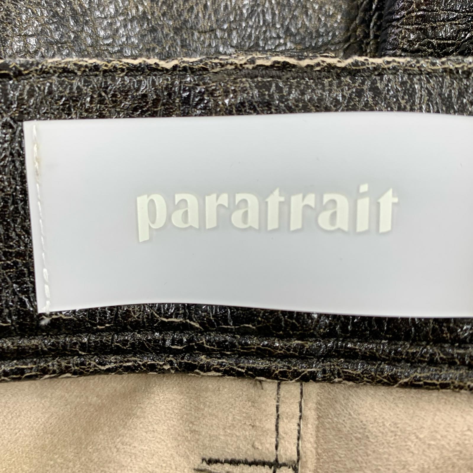 パンツ paratrait クラックスキンパンツ 3 ブラック
