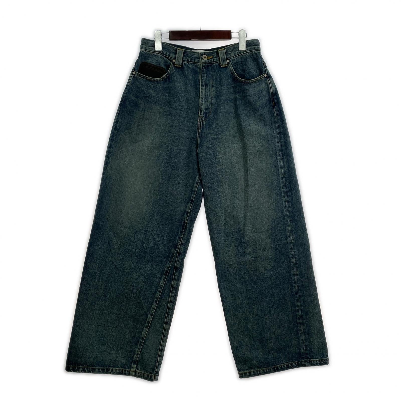 パンツ MAD PIPE DENIM PANTS/3/インディゴ/PT25A167 3