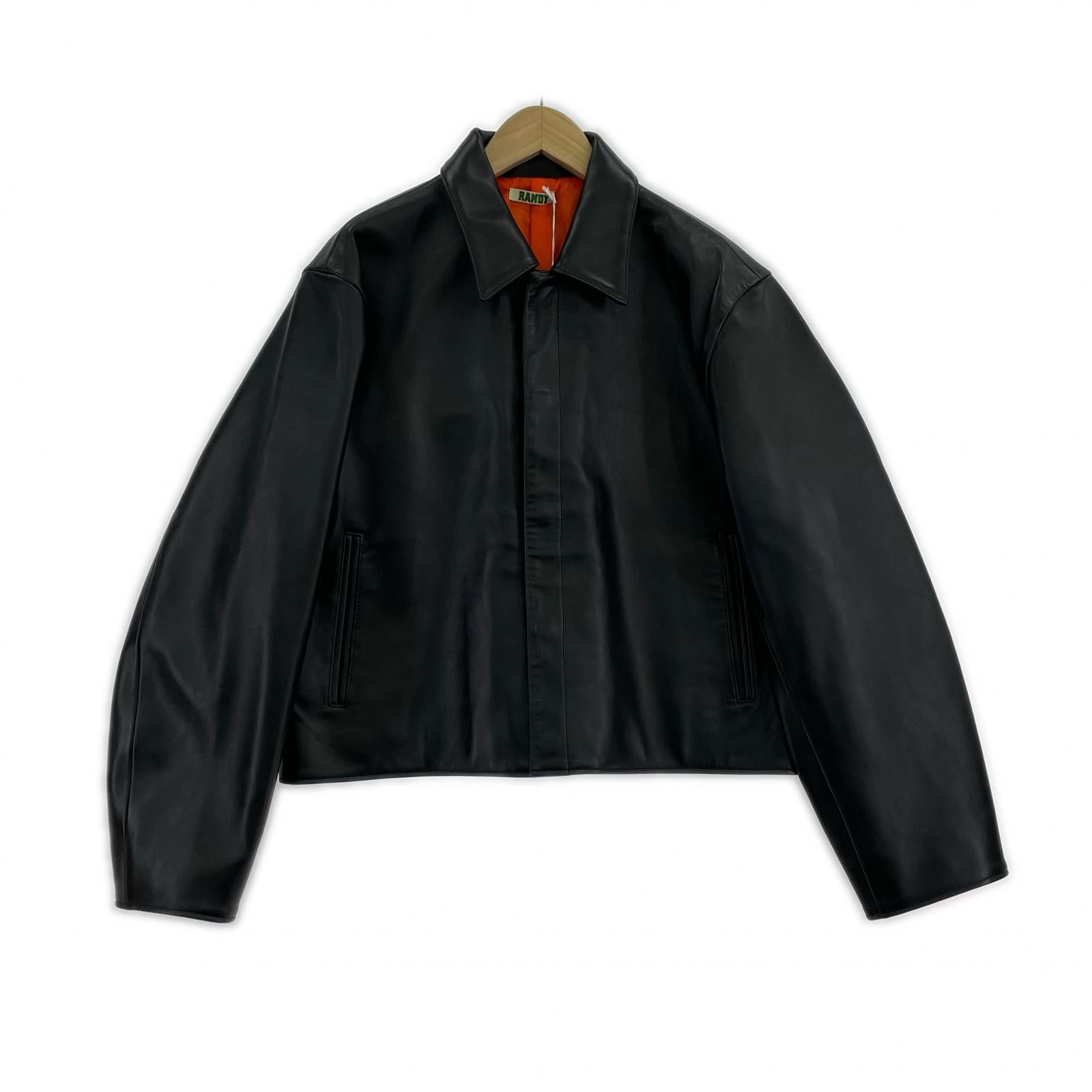 レザージャケット CALM ENTREFINO LAMB SKIN LEATHER JACKET (2) 2 ブラック