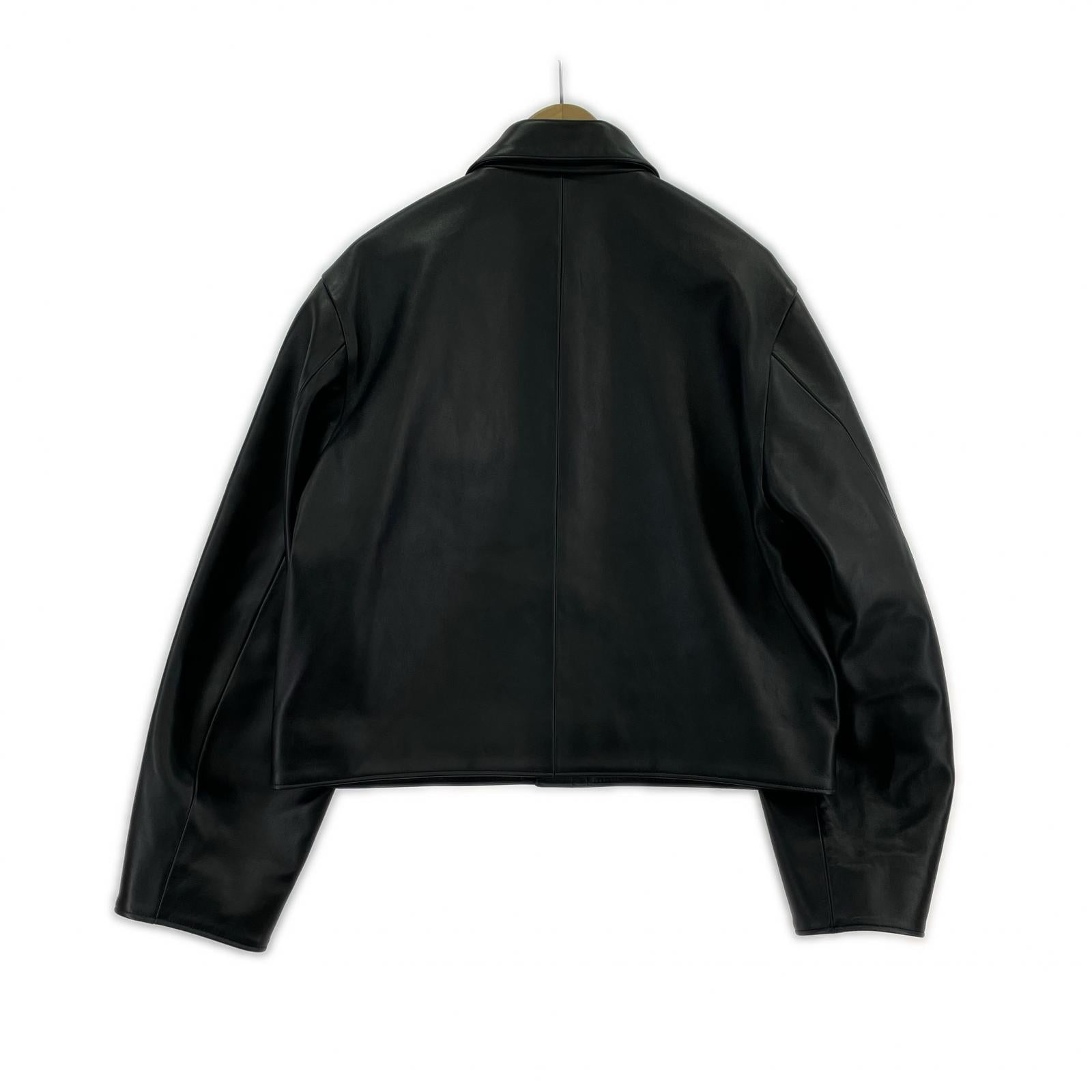 レザージャケット CALM ENTREFINO LAMB SKIN LEATHER JACKET (2) 2 ブラック
